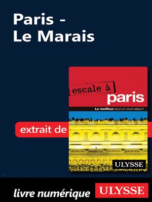 cover image of Paris--Le Marais